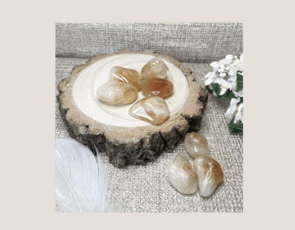 citrine tumblestone
