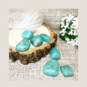 Amazonite tumblestone crystal