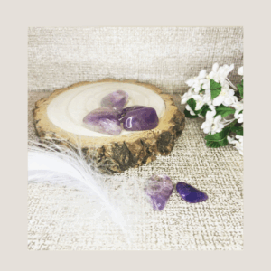 amethyst tumblestone crystal