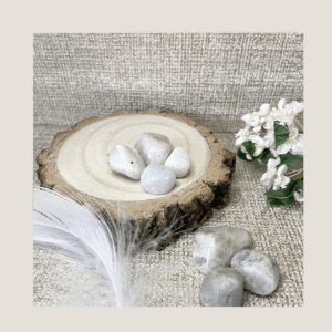 rainbow moonstone crystal tumblestone