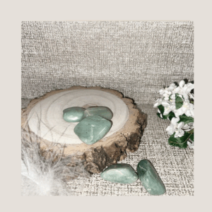 prehnite crystal tumblestone