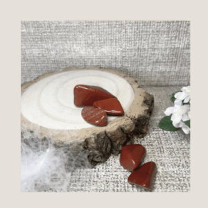 red jasper crystal tumblestone