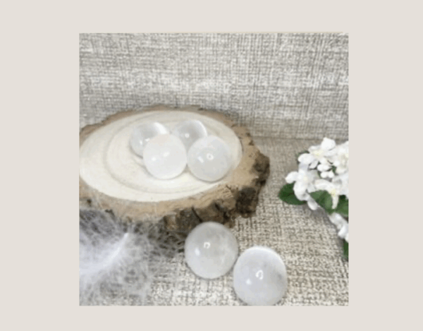 selenite tumblestone