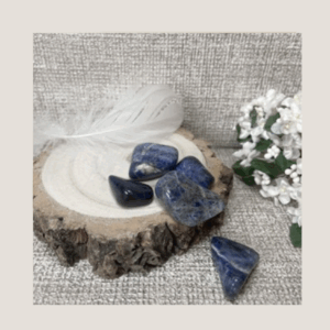 sodalite tumblestone crystal
