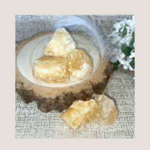 Orange Calcite Raw Chunk
