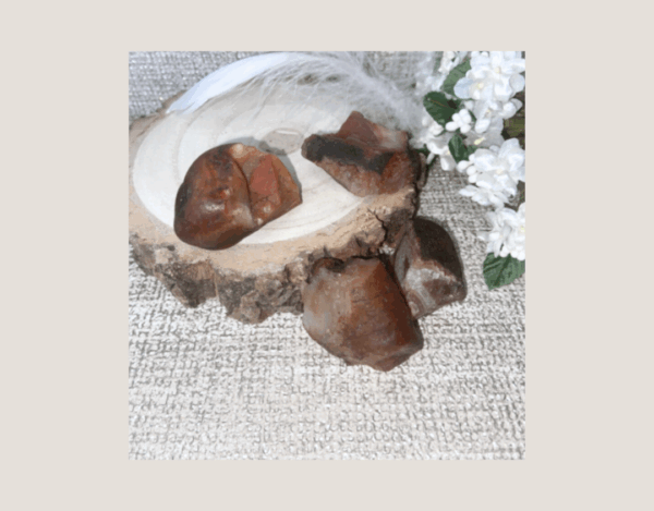 carnelian raw chunk